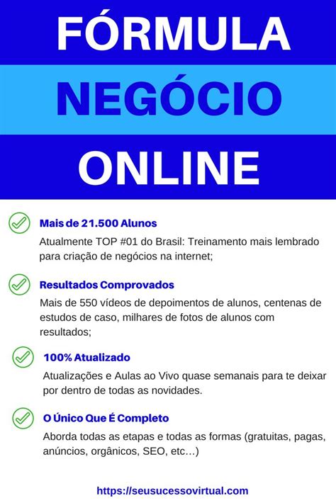 Formula Negocio Online – Versão 5.0 – Negócio Online Lucrativo de Um.